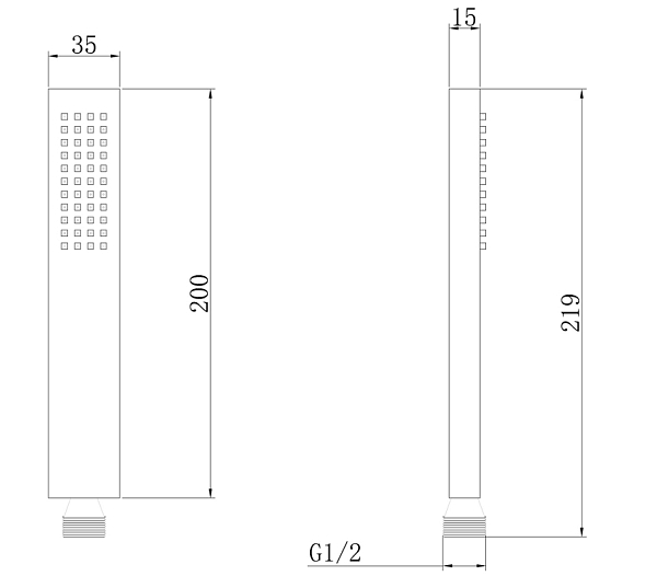 Душевая лейка Abber AF0050W латунь, белый изображение