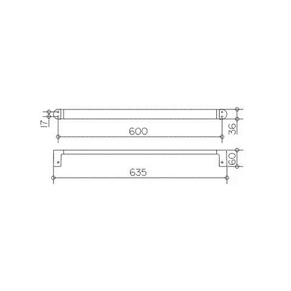 Полотенцедержатель Keuco Elegance 11601010600 600 мм изображение