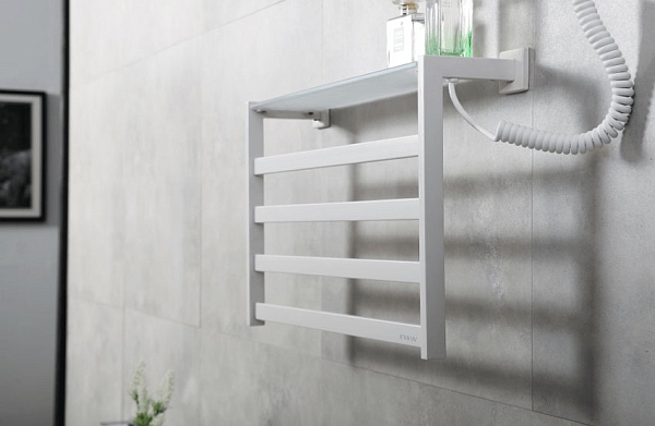 Электрический полотенцесушитель Black&White N-333W изображение