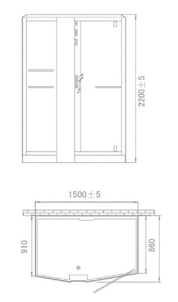 Душевая кабина Orans OLS-SR89102S white изображение