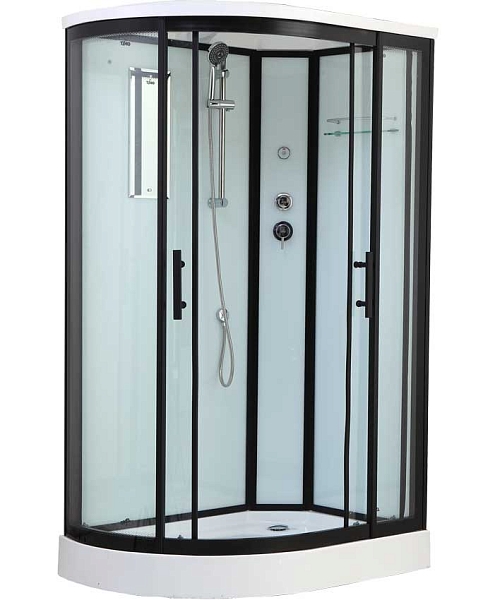 Душевая кабина Timo Standart T-6602 Black R изображение