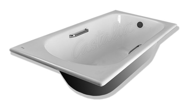 Ванна чугунная Castalia 150x70x42 с ручками изображение