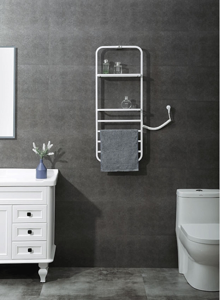 Электрический полотенцесушитель Black&White N-337W изображение