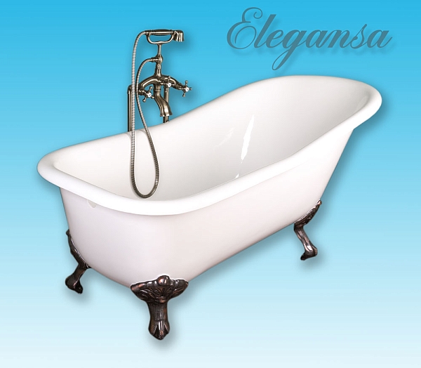 Ванна чугунная Elegansa Schale Antique изображение