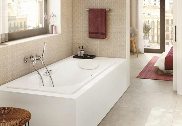 Ванна чугунная Roca Malibu 150x75 без ручек anti-slip изображение
