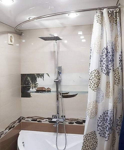 Карниз для ванны Aquatek Калипсо 146x146 KARN-0000012 изображение