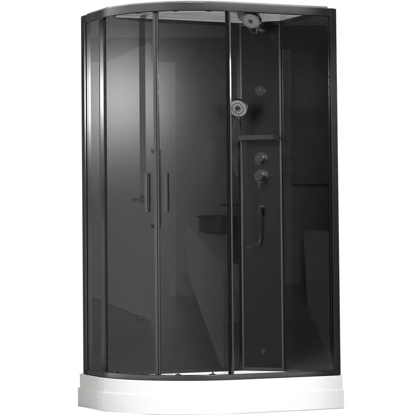 Душевая кабина Timo Premium ILMA Black  902 R
