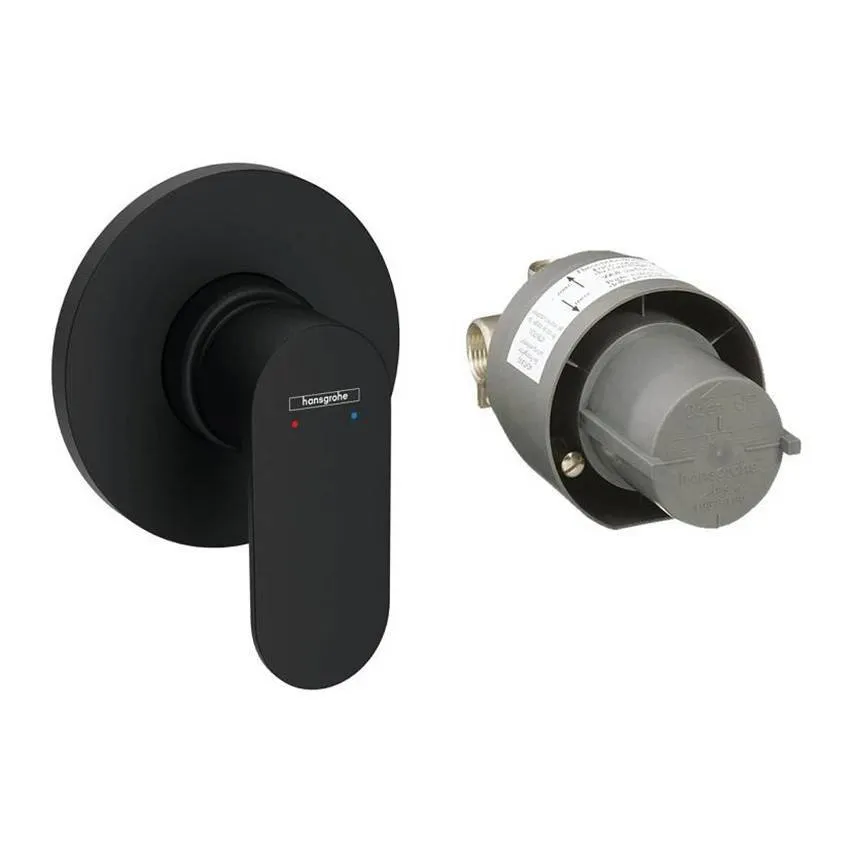 Смеситель для душа Hansgrohe Rebris S 72648670, черный матовый