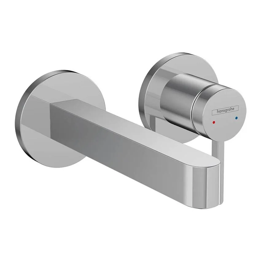 Настенный смеситель для раковины на 2 отверстия Hansgrohe Finoris 76051000 (внешняя часть)