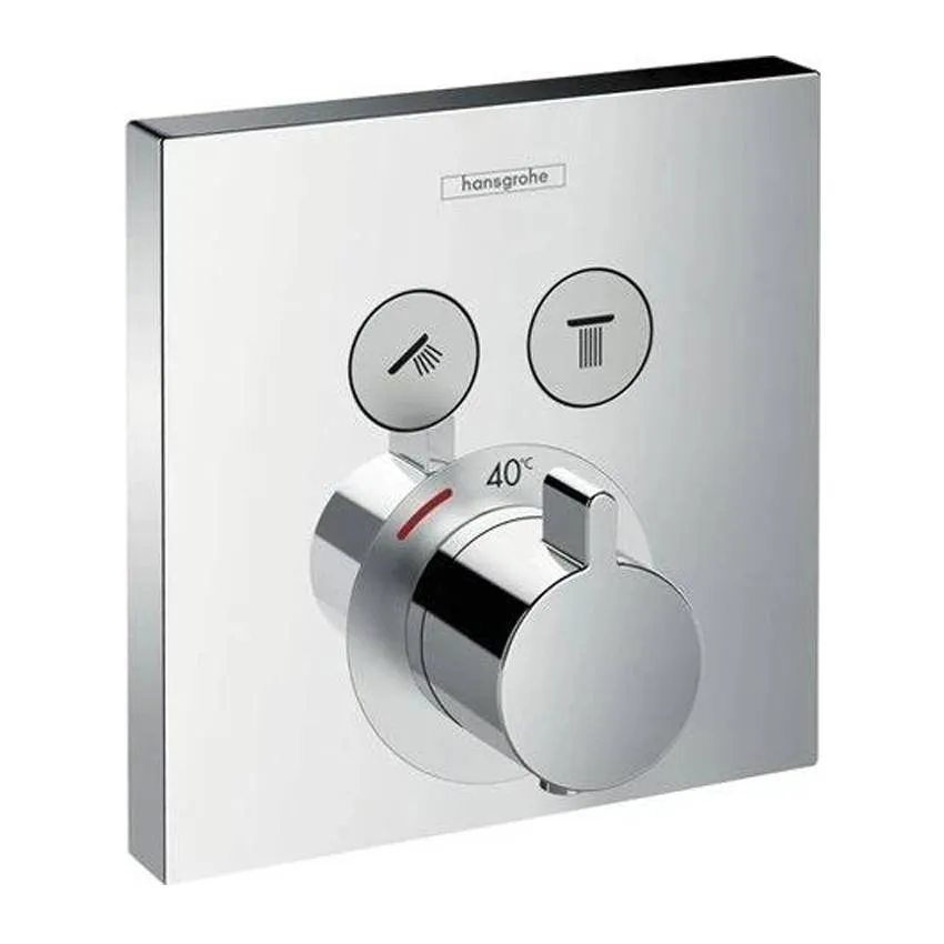 Термостат с двумя запорными вентилями Hansgrohe ShowerSelect 15763000