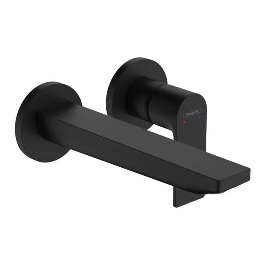 Смеситель для раковины Hansgrohe Rebris E 72568670, черный матовый
