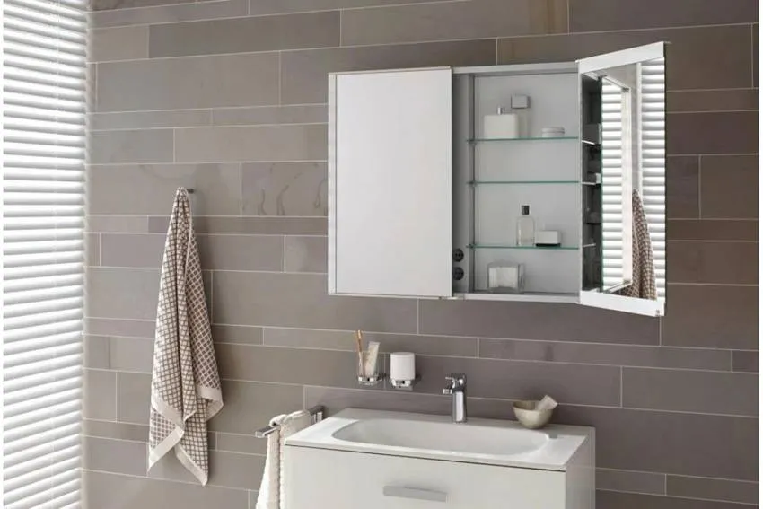 Зеркальный шкаф Keuco Royal Match 80x70 12812171301 встраиваемый изображение