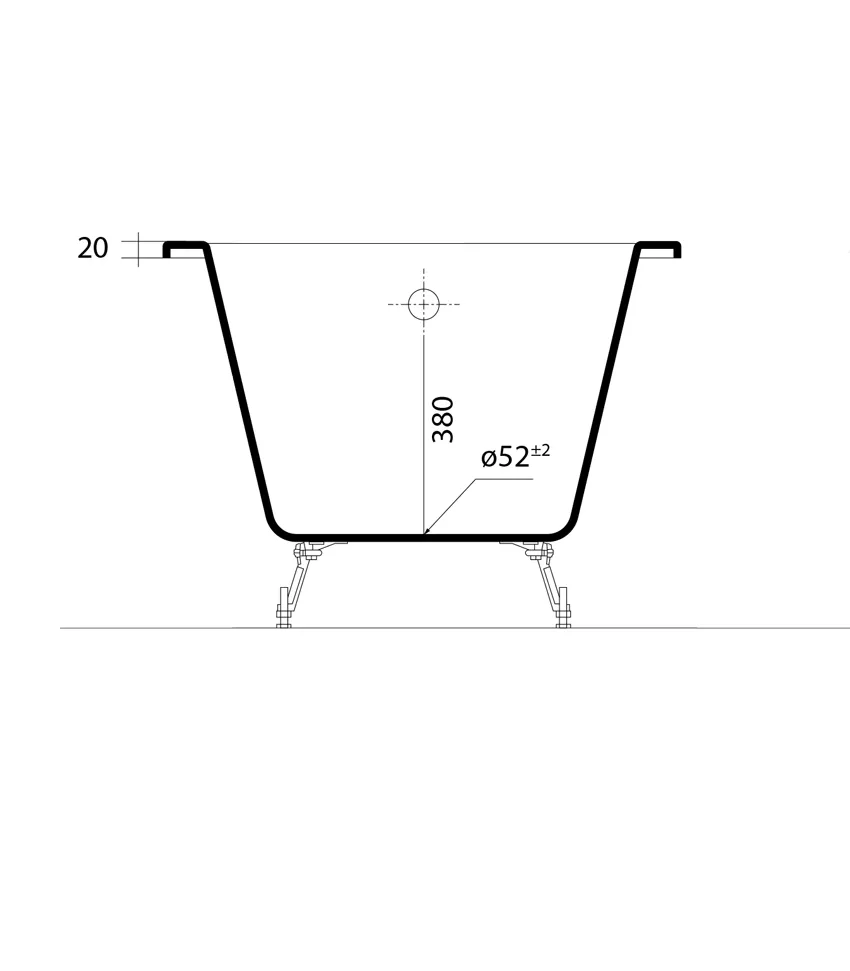 Ванна чугунная Aquatek Альфа 170x75 изображение