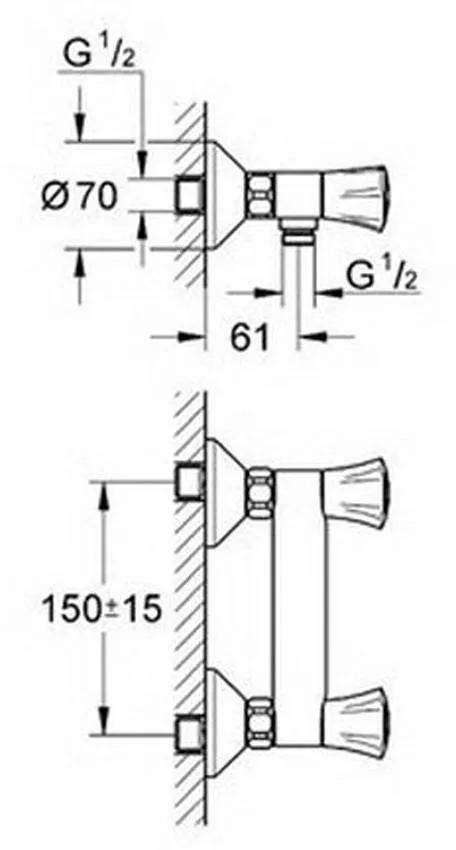 Смеситель для душа  Grohe Costa L 26330001 изображение
