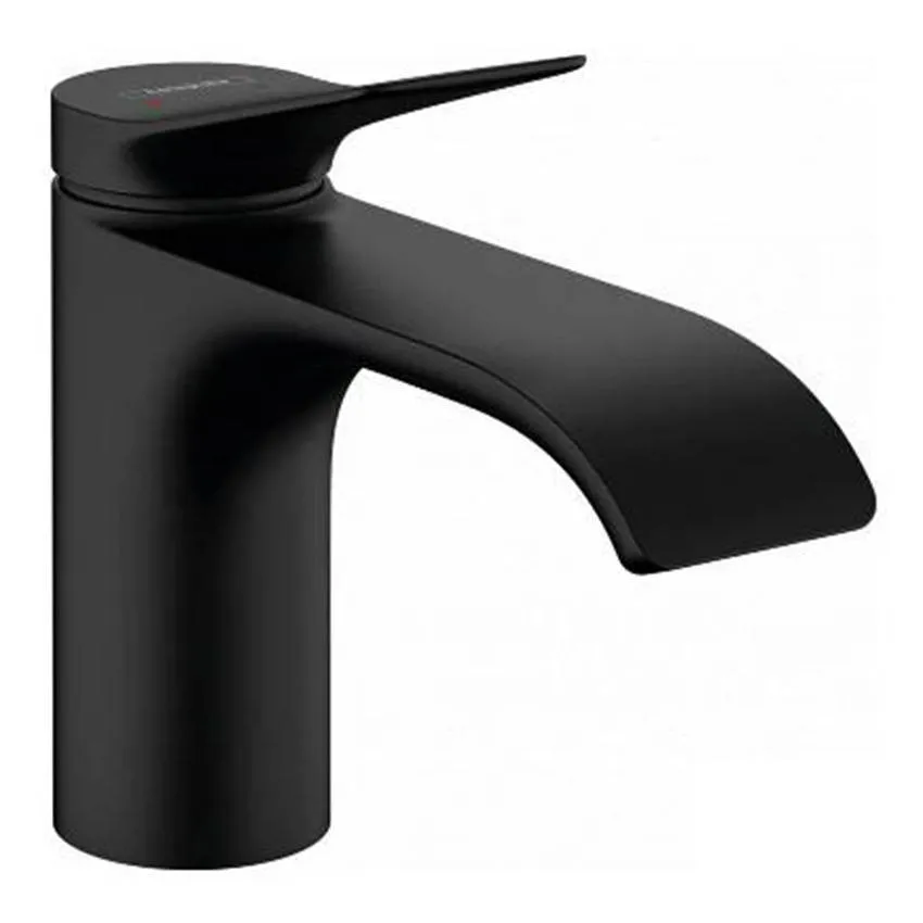 Смеситель для раковины Hansgrohe Vivenis с донным клапаном 75010670 черный матовый