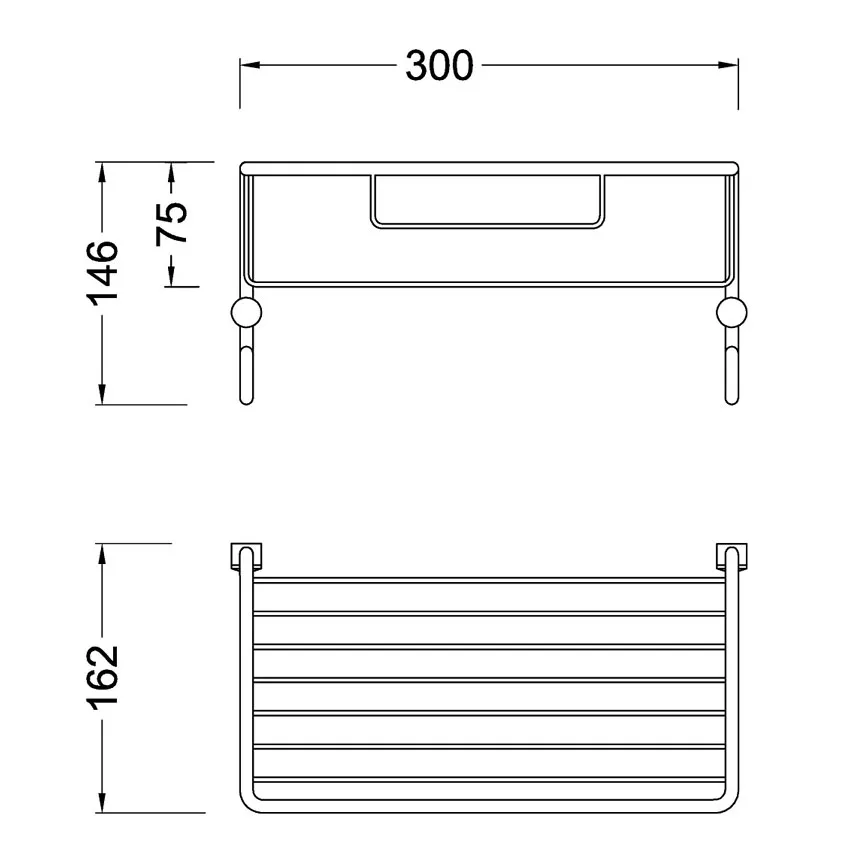 Полка Timo Nelson 150081/00 хром изображение
