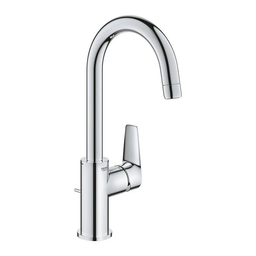 Смеситель для раковины Grohe BauEdge New 23760001 с донным клапаном