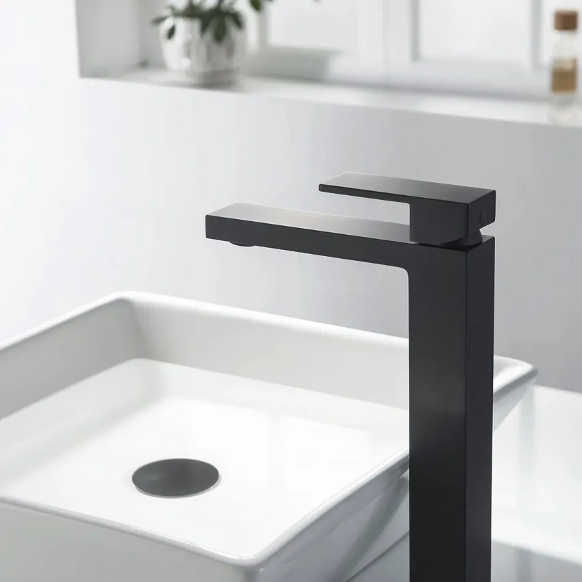 Смеситель для раковины-чаши Timo Selene 3061/03F черный изображение