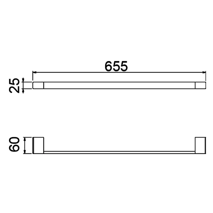Полотенцедержатель Timo Selene 14053/03 черный изображение