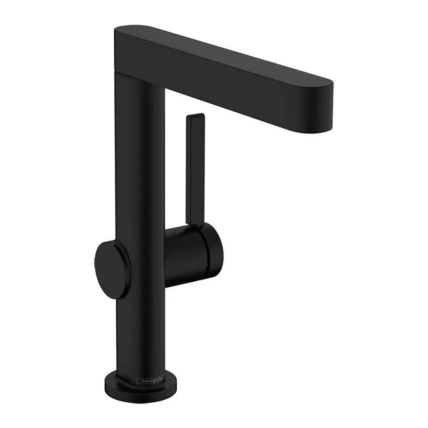 Смеситель для раковины Hansgrohe Finoris 76060670 матовый чёрный
