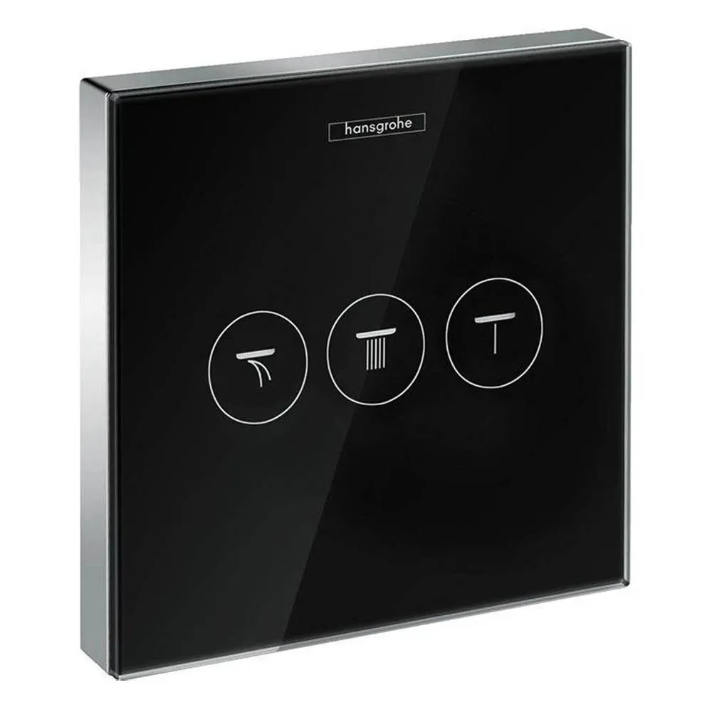 Переключатель потоков Hansgrohe ShowerSelect 15736600 на три потребителя, черный