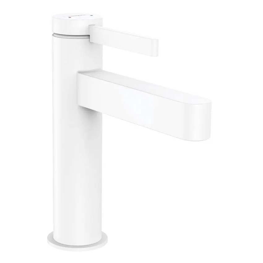 Смеситель для раковины однорычажный Hansgrohe Finoris 76020700 ComfortZone 110 EcoSmart со сливным гарнитуром