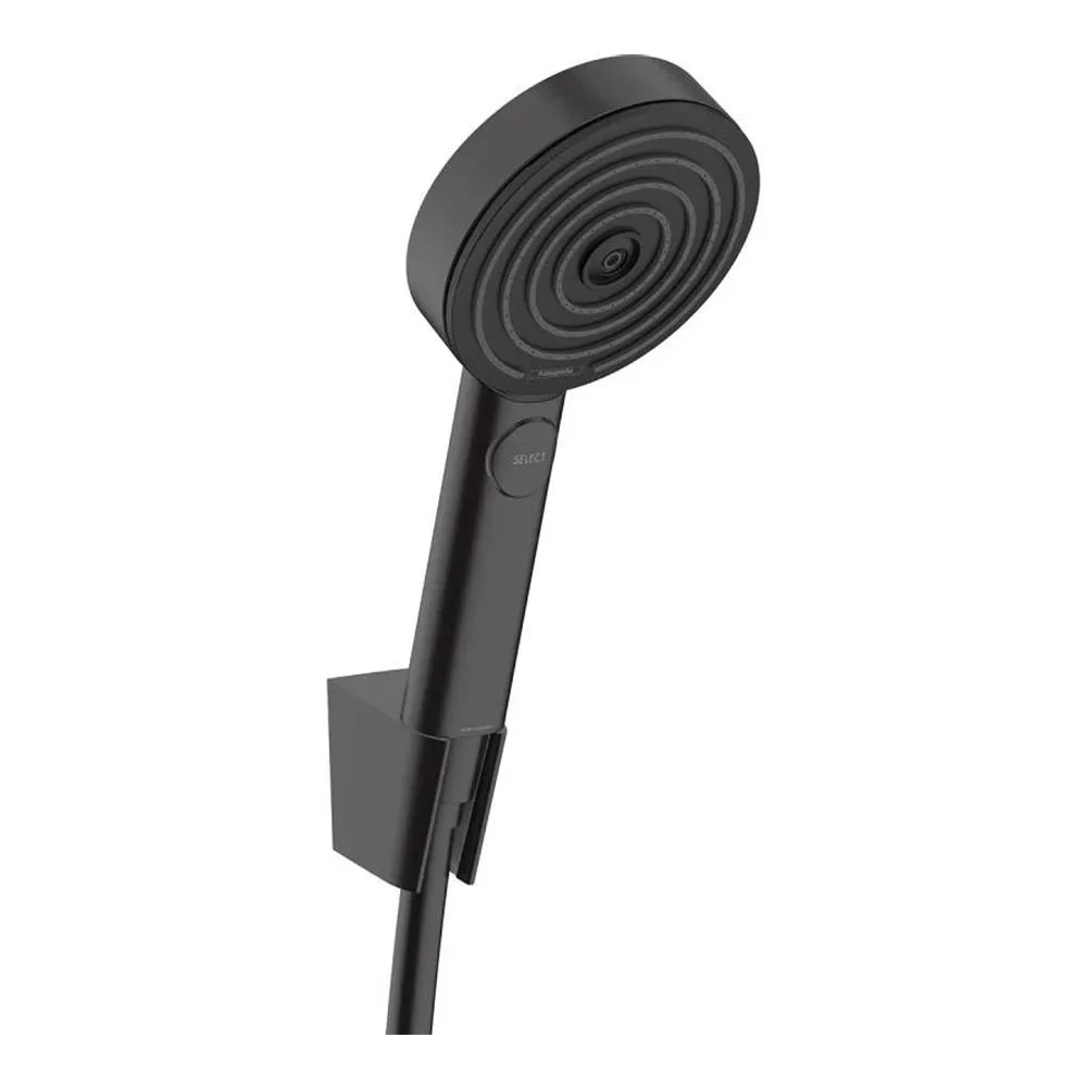 Душевой набор Hansgrohe Pulsify Select S 105 3jet Relaxation 24303670 со шлангом 160 см, черный матовый