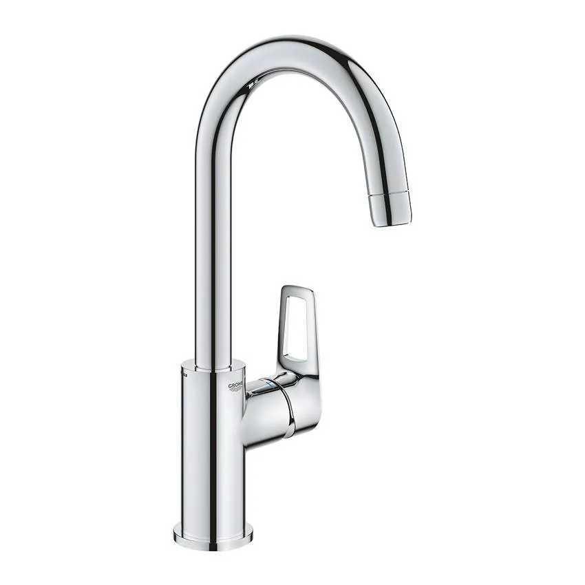 Смеситель для раковины Grohe BauLoop New 23891001 с донным клапаном