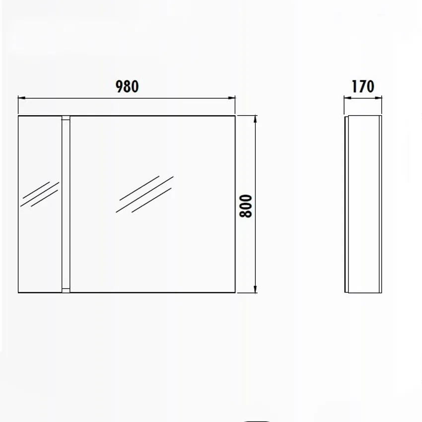 Зеркало Creavit Verti изображение
