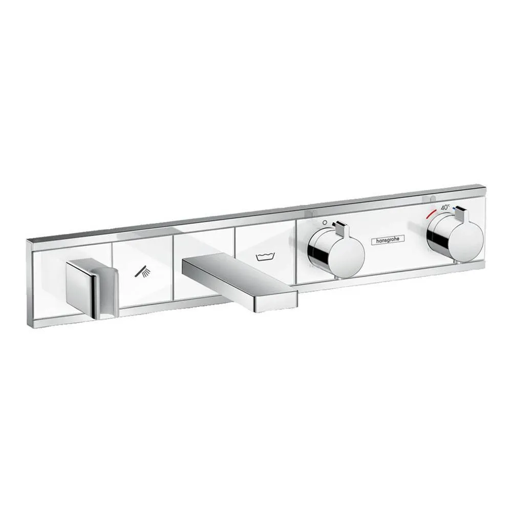 Термостат для ванны Hansgrohe RainSelect 15359400, белый хром
