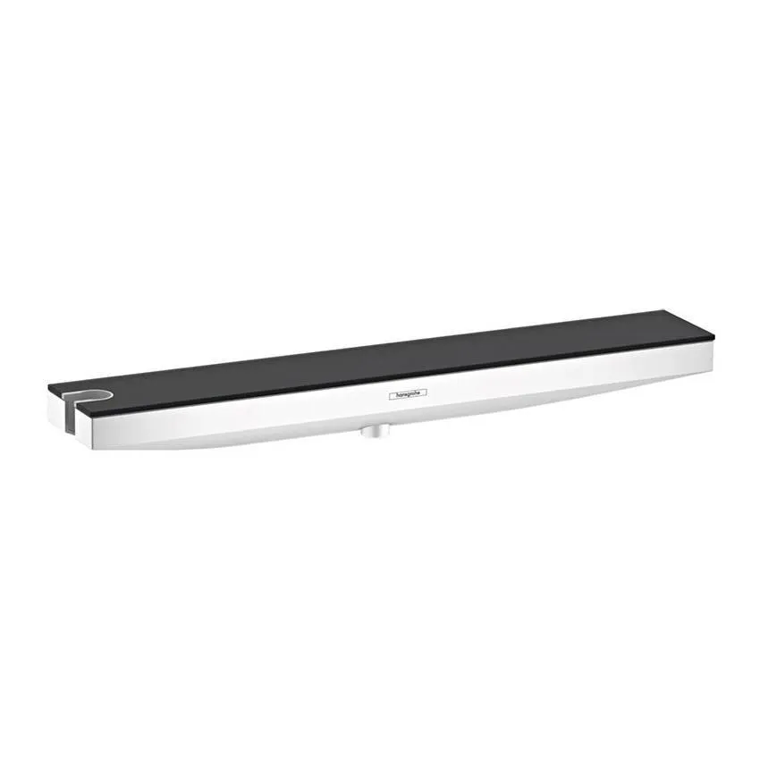 Настенный держатель Porter 500 с полкой Hansgrohe FixFit 26843700 левосторонний