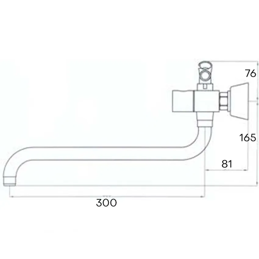 Смеситель для ванны Timo Grand 0035Y изображение