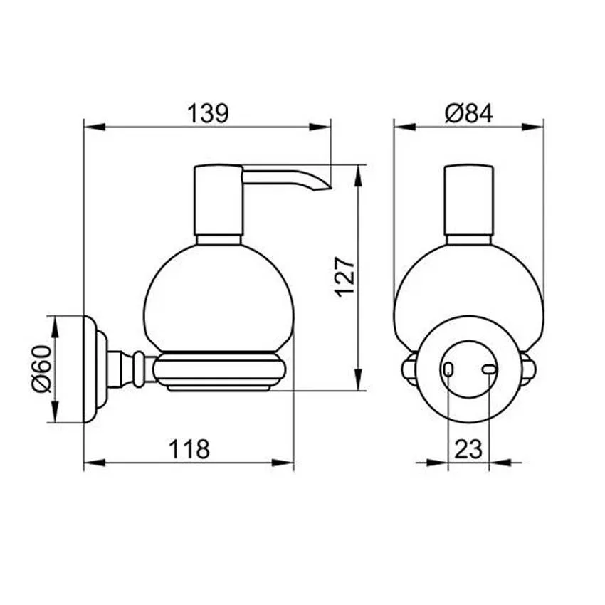 Дозатор Keuco Astor 02153019000 изображение