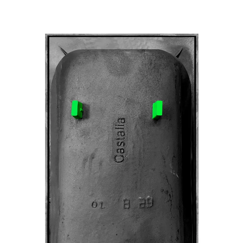 Ванна чугунная Castalia Prime S2021 170 с ручками изображение