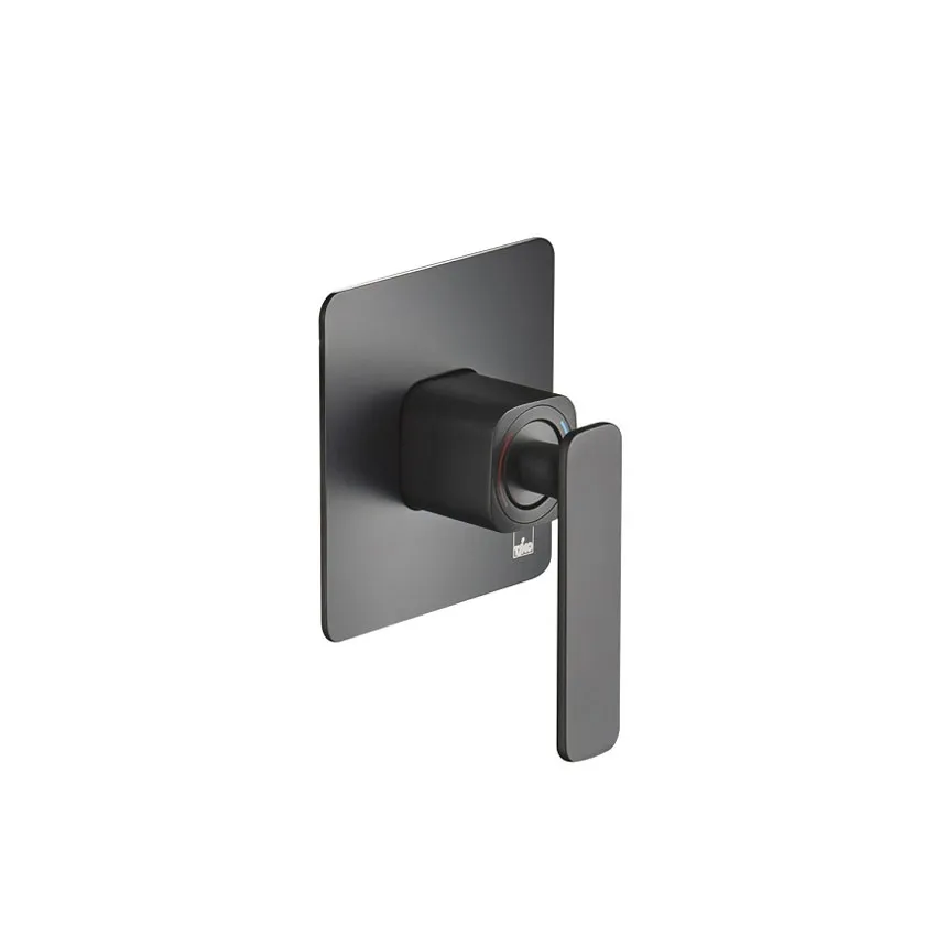 Смеситель встроенный с гигиеническим душем Timo Torne 4389/03SM черный изображение