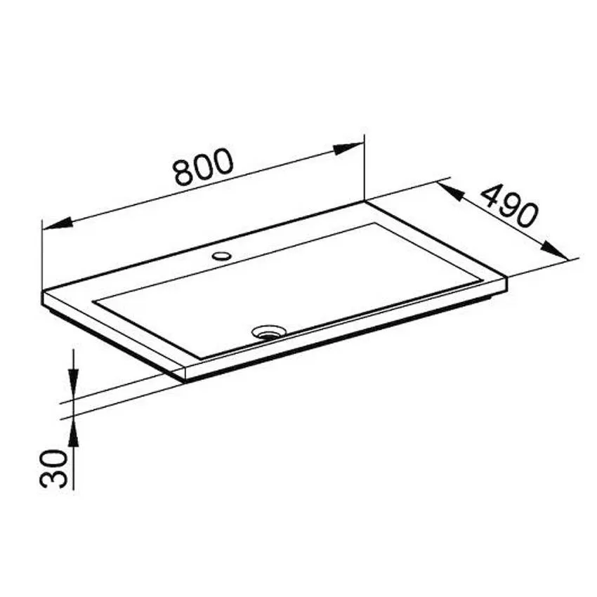 Раковина встраиваемая Keuco 16339 34061318001 изображение