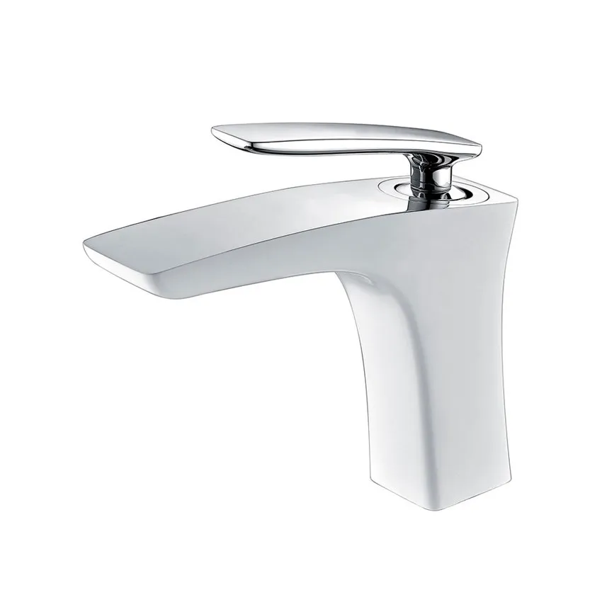 Смеситель для раковины Timo Helmi 4061/00-16F хром-белый