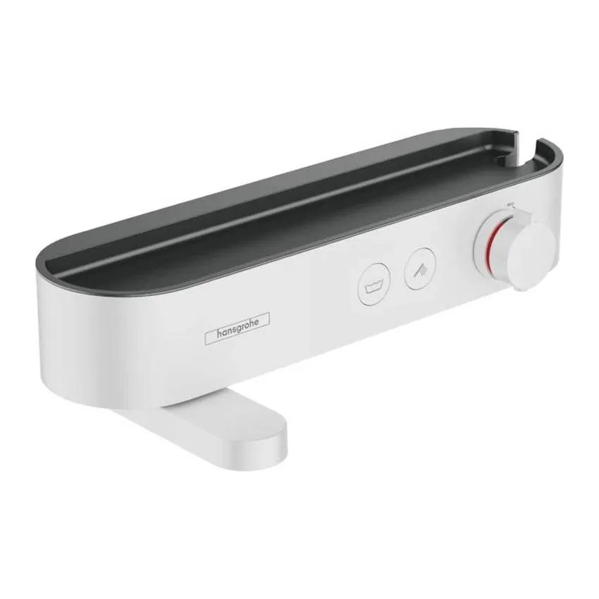 Термостатический смеситель для ванны Hansgrohe ShowerTablet Select матовый белый 24340700