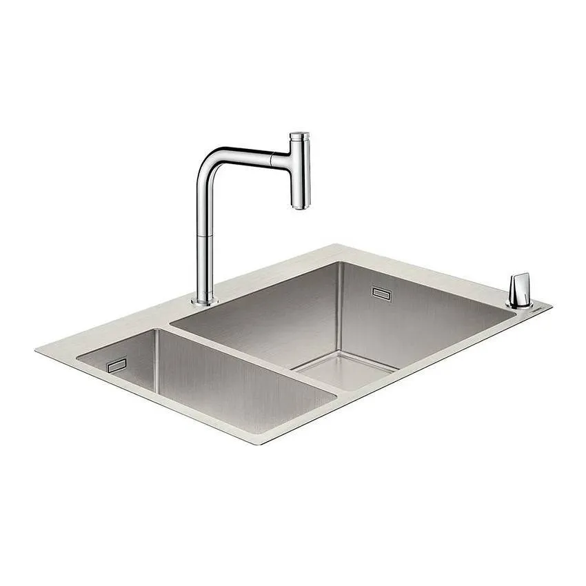Кухонная мойка с встроенным смесителем Hansgrohe C71-F655-09 75x50 43206000