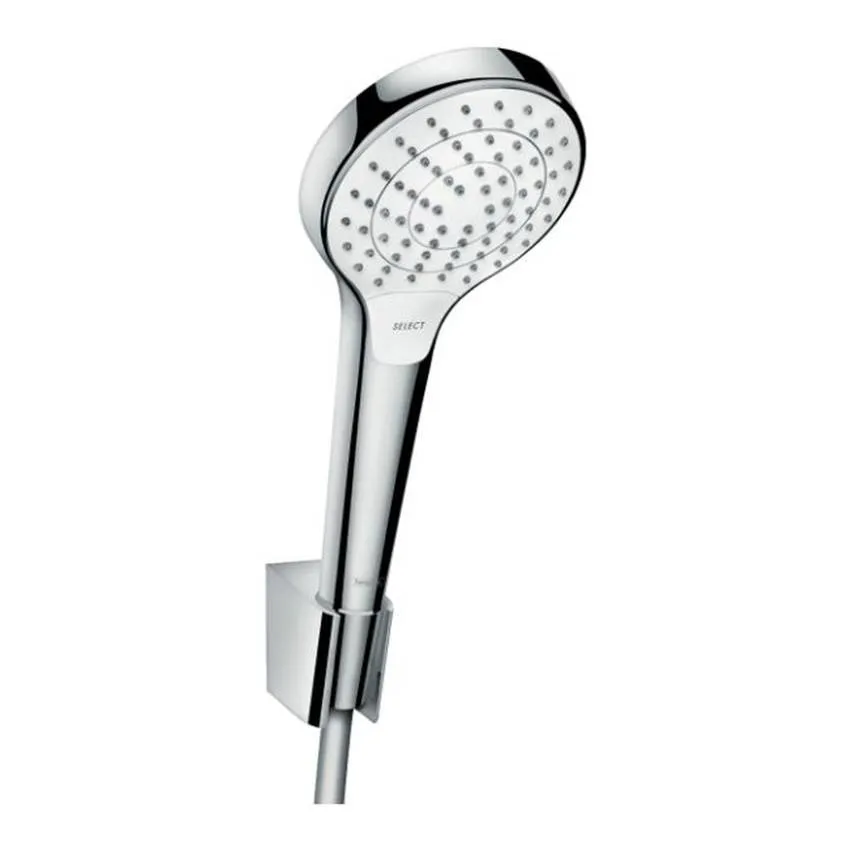 Душевой набор Hansgrohe Croma Select S 26411400 Vario с держателем и шлангом 160 см, белый/хром
