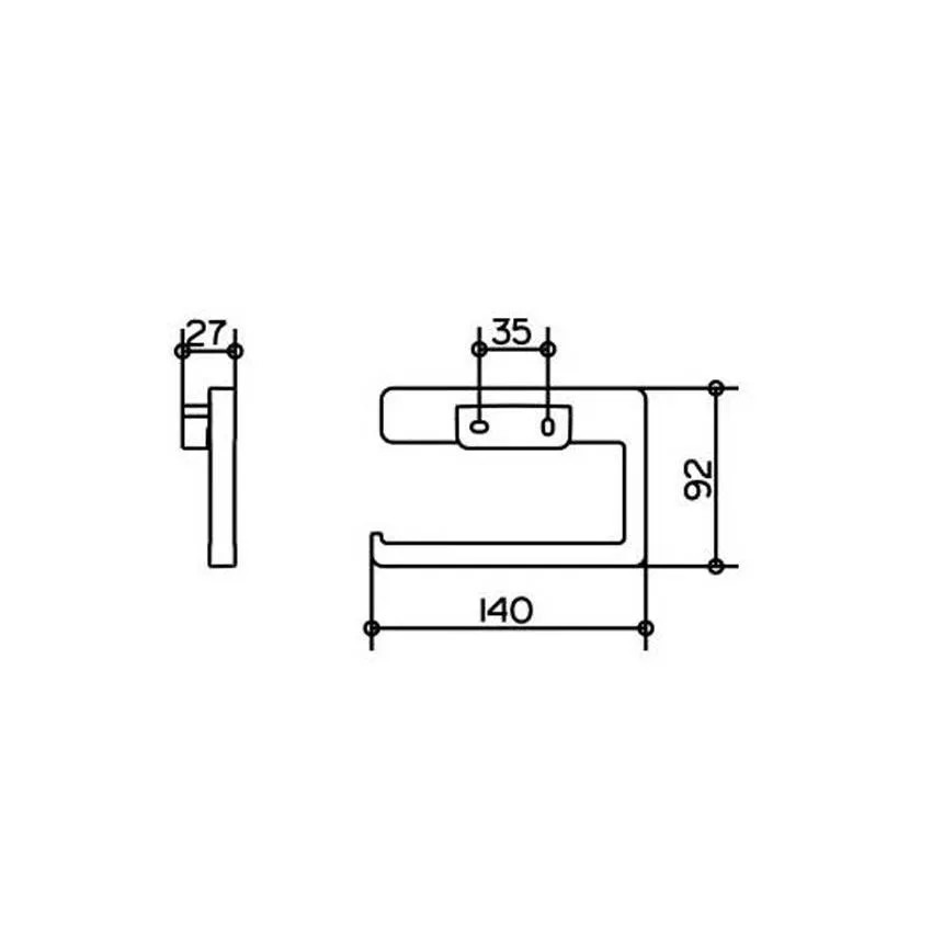 Держатель туалетной бумаги Keuco Collection Moll 12762010000 изображение