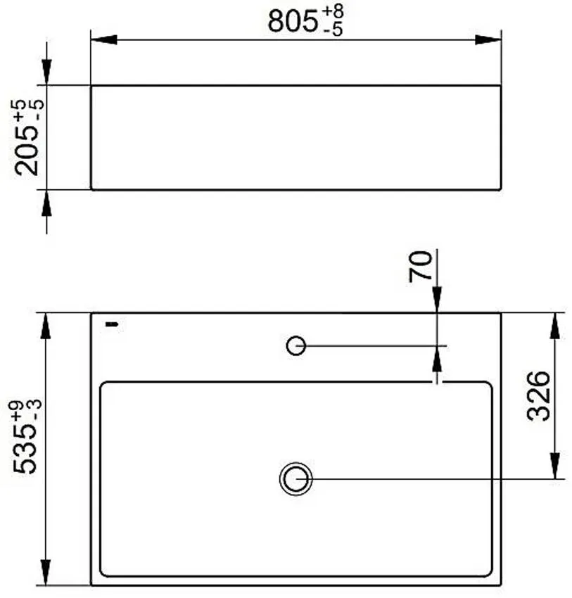 Раковина встраиваемая Keuco Edition 90 39062318001 изображение