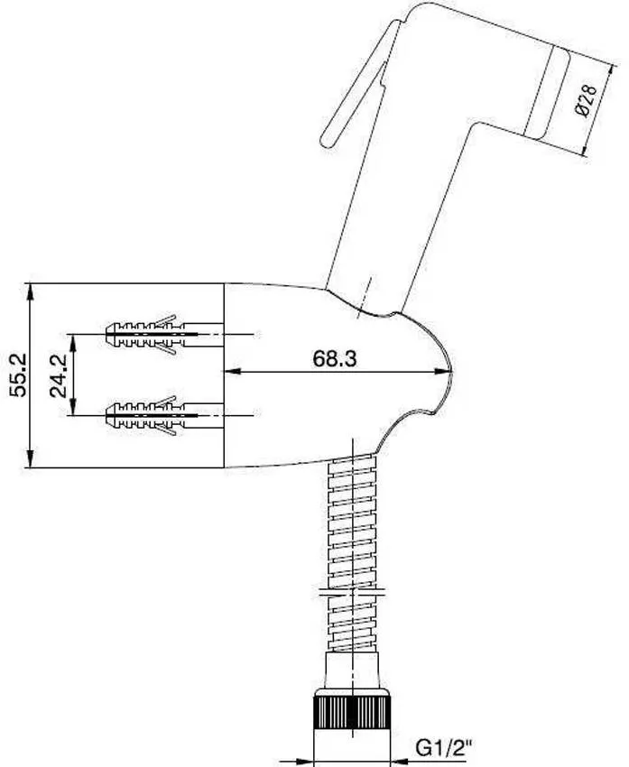Гигиенический душ E.C.A. 402111032EX изображение