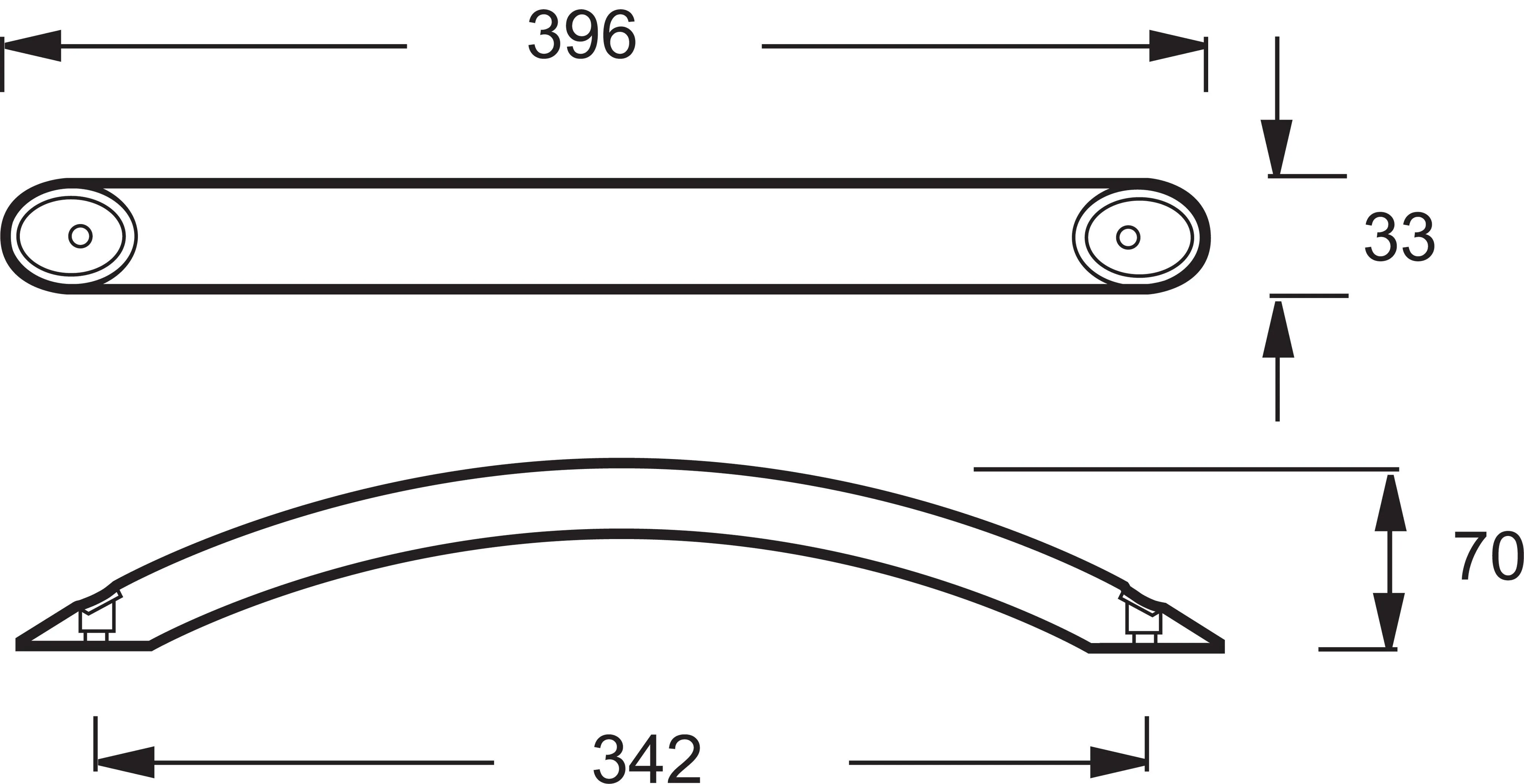 Ручки для чугунной ванны Jacob Delafon Biove/Parallel изображение