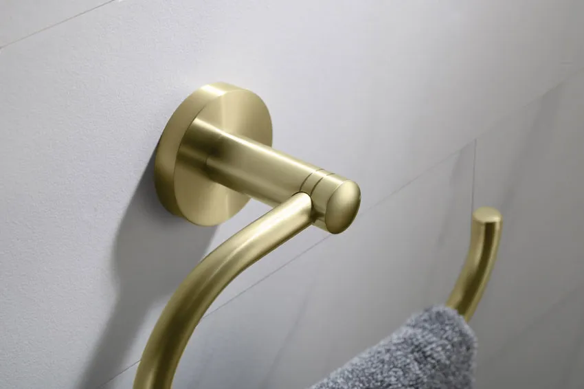 Полотенцедержатель Timo Saona 13050/17 золото матовое изображение