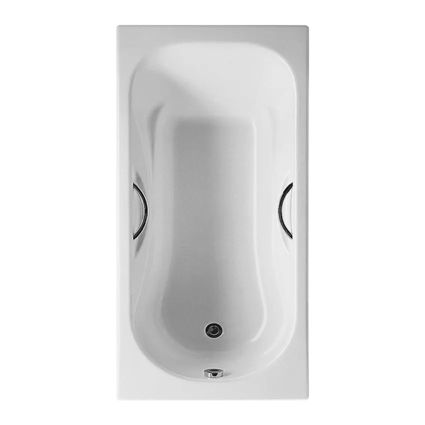 Ванна чугунная Roca Malibu 160х75 с ручками  anti-slip