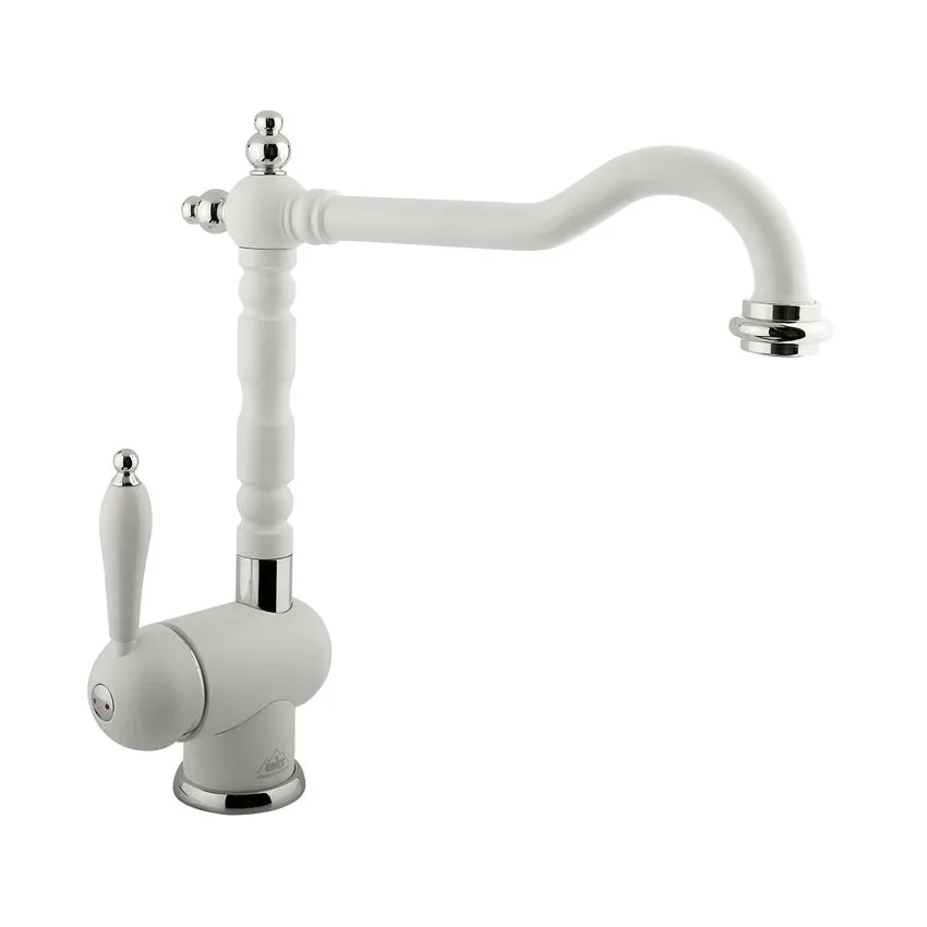 Смеситель для кухни Timo Morea 2406F white-matt