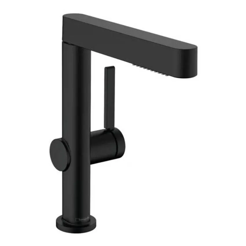 Смеситель для раковины Hansgrohe Finoris 230 76063670, матовый черный