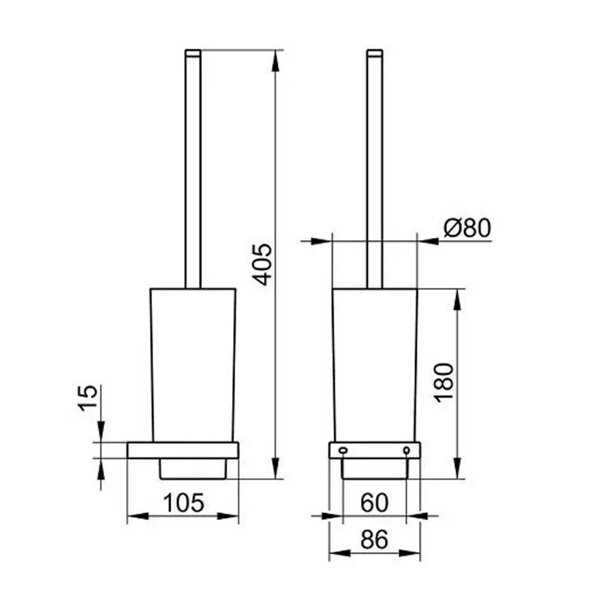 Туалетный ершик Keuco Edition 11 11164019000 изображение