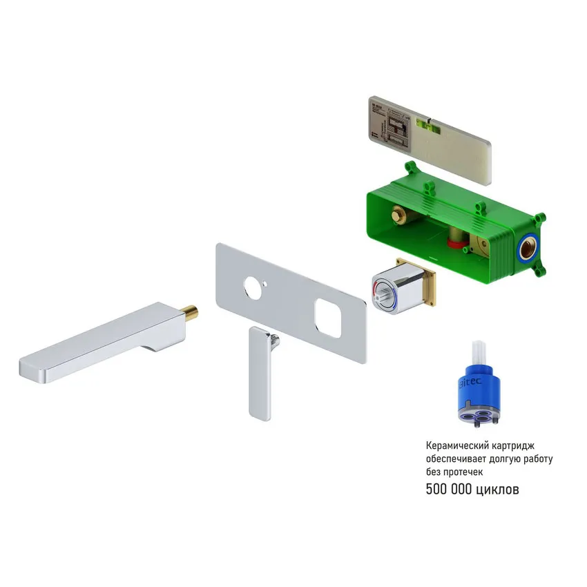 Смеситель для раковины встроенный Timo Torne 4371/00SM хром изображение